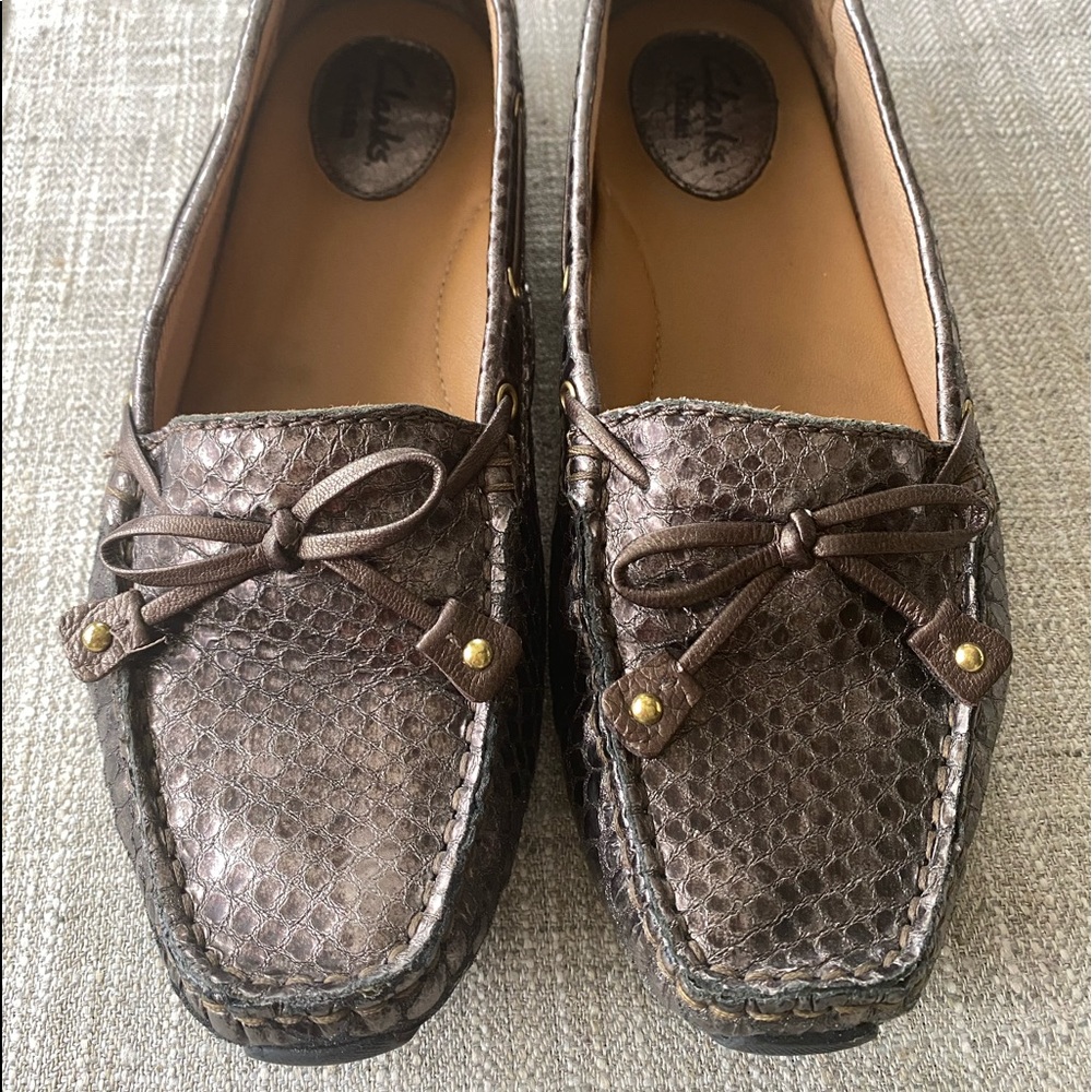 Clarks Artisan Dunbar Loafer Bronze Metallic